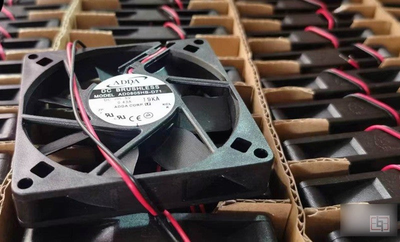 ADDA AD0805HB-D71 5V 0.43A 2wires Cooling Fan ADDA AD0805HB-D71 5V 0.43A 2wires Cooling Fan